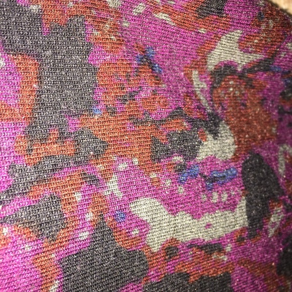 Premise long sleeve grey burgundy tunic M - Picture 5 of 6